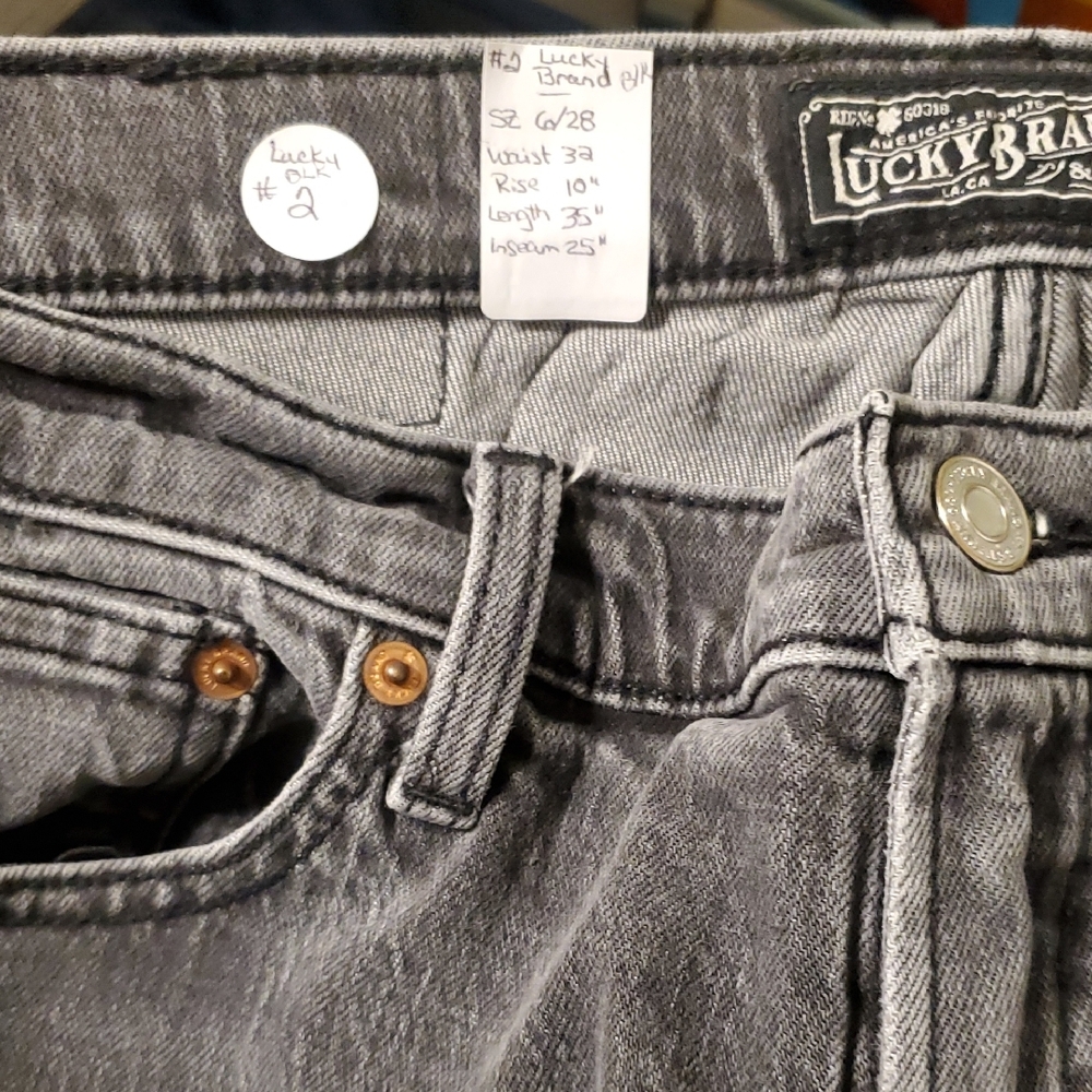 Lucky Brand Charcoal Denim Jeans - Picture 5 of 5